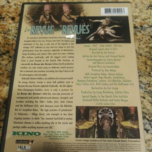 Josephine Baker - The Josephine Baker Collection [New DVD] Black & White, Subtit - Picture 8 of 9